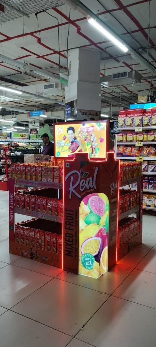 Real Mixed Fruit kiosk — Glow kiosk · modern trade
