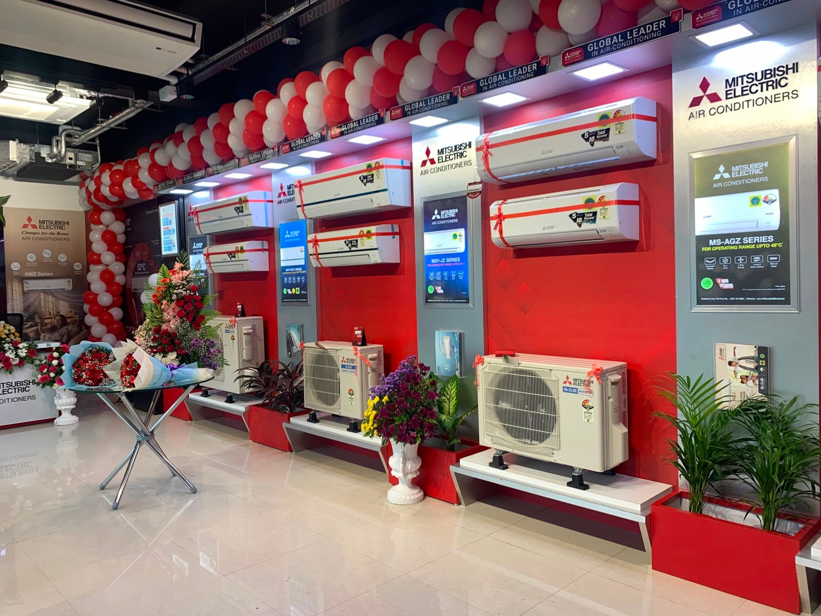 Mitsubishi Electric showroom — In-shop branding